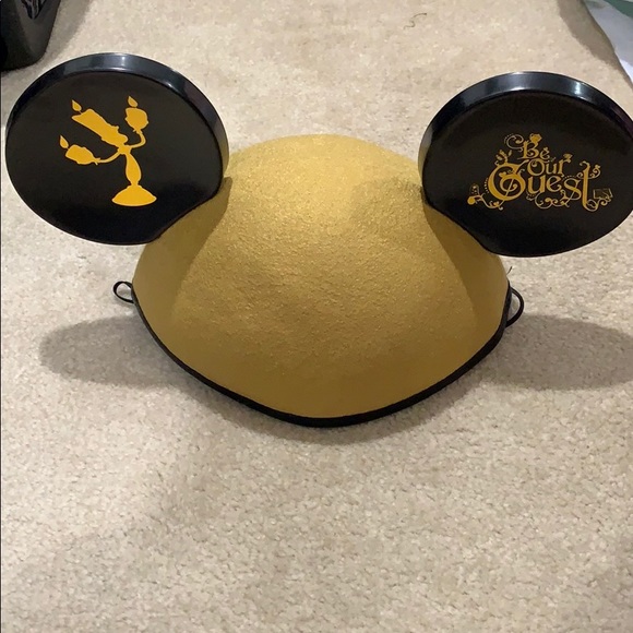 RARE Disney Store CM Excl “Be Our Guest” Ear Hat main image 3